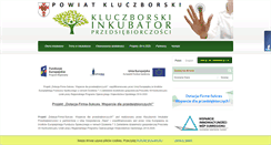 Desktop Screenshot of inkubatorkluczbork.pl